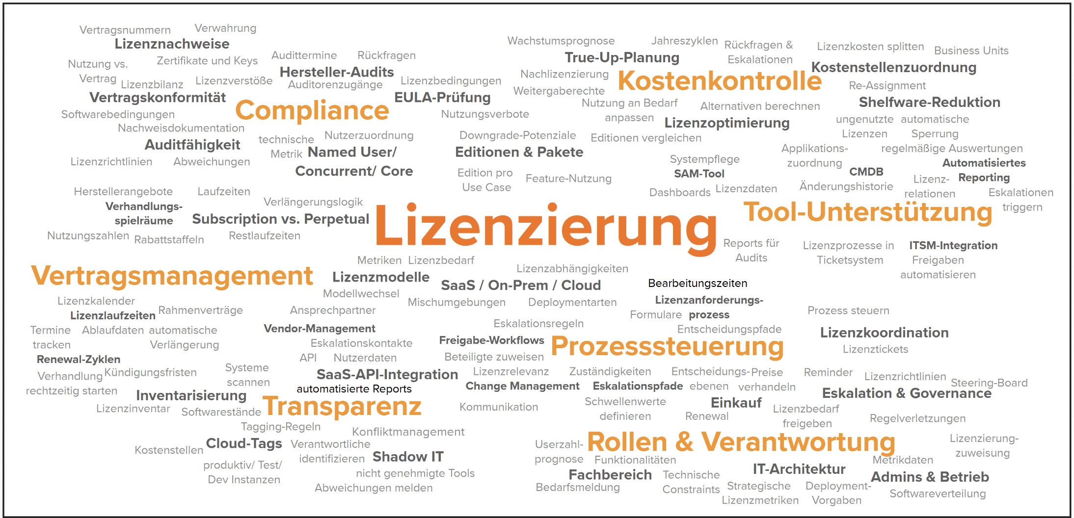Lizenzmanagement – alle brauchen es, viele hassen es und wenige haben es richtig im Griff